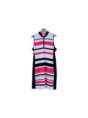 Tail Golf Athletic Wear Dress Womens XL Multicolor Mock Neck Pockets Sleeveless
